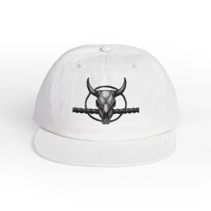 Surf Cap — Coastal Skull Graphic Snapback Hat