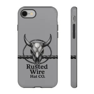 Rusted Wire Hat Co. Skull & Barbed Wire Phone Case