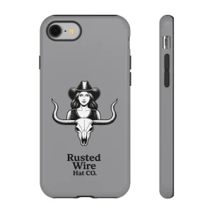 Cowgirl Skull Phone Case — Rusted Wire Hat Co. Western iPhone Cover