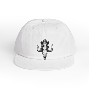Cowgirl Skull Cap — Surf Cap with Western Cowgirl Skull Logo